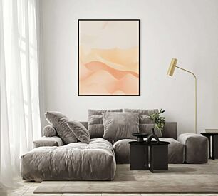 Πίνακας, μια εικόνα μιας ερήμου με αμμόλοφους