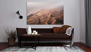 Πίνακας, μια άποψη αμμοθινών στην έρημο
