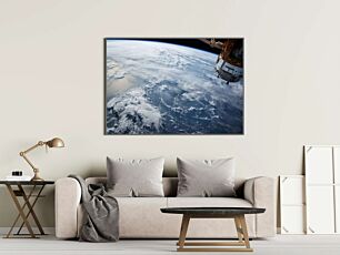 Πίνακας, άποψη της γης από διαστημικό σταθμό