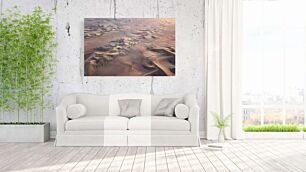 Πίνακας, μια εναέρια άποψη των αμμοθινών στην έρημο