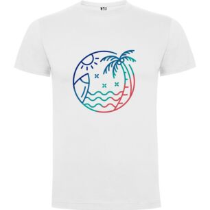 Palm Neons Miami Nights Tshirt σε χρώμα Λευκό Small
