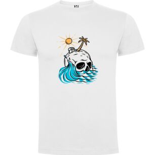 Palm Skull Island Tshirt σε χρώμα Λευκό XXLarge