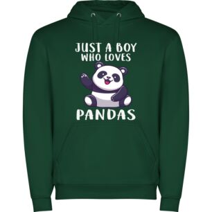 Panda Love: Just a Boy Φούτερ με κουκούλα