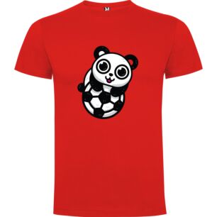 Panda Soccer Star Tshirt