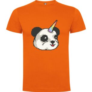 Panda Uni-pixel Art Tshirt