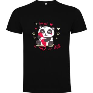 Panda with Pencil Tshirt