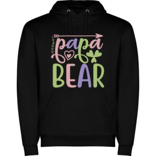 Papa Bear's Love Trail Φούτερ με κουκούλα