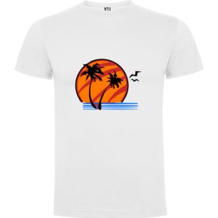 Paradise Palms Sunset Tshirt σε χρώμα Λευκό 11-12 ετών