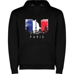 Parisian Icon: Eiffel Majesty Φούτερ με κουκούλα