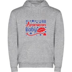 Patriotic Americana Sign Φούτερ με κουκούλα