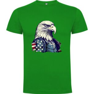 Patriotic Eagle Emblem Tshirt