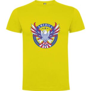 Patriotic Eagle Emblem Tshirt
