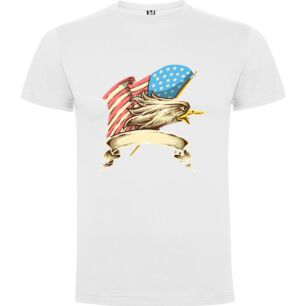 Patriotic Eagle Emblem Tshirt