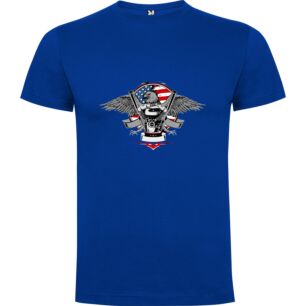 Patriotic Eagle Harley Tshirt