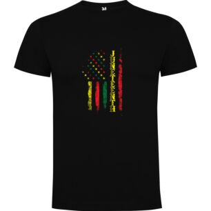 Patriotic Jamaican June: A Vibrant Fusion Tshirt