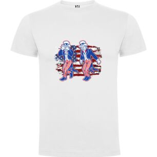 Patriotic Men in America Tshirt σε χρώμα Λευκό 11-12 ετών