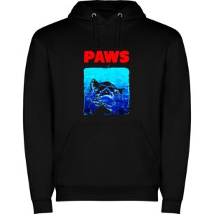 Paw-some Cat Art Φούτερ με κουκούλα