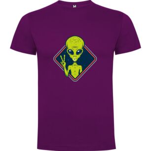 Peaceful Space Alien Tshirt