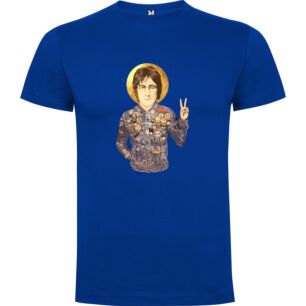 Peaceful Stag: Lennon's Portrait Tshirt