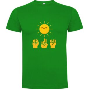 Peaceful Sunny Bliss Tshirt σε χρώμα Πράσινο 5-6 ετών
