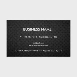 Elegant & Modern Black and Gold Professional Business Card