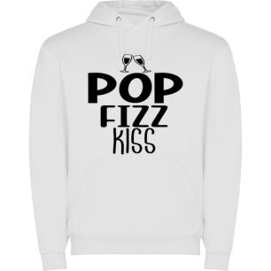 Piazzetta's Pop Fizz Kiss Φούτερ με κουκούλα σε χρώμα Λευκό Large
