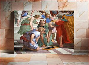 Πίνακας, 0 Chambre de Raphaël - École d'Athènes - Musées du Vatican.JPG