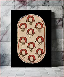 Πίνακας, 10 of Collars, from The Cloisters Playing Cards, South Netherlandish