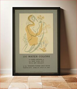 Πίνακας, 100 water colors by easel artists of the New York City WPA Art Project
