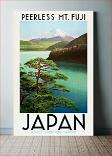 Πίνακας, 1930s Japan Travel Poster - "Peerless Mt. Fuji". Japanese Government Railways (1930), vintage poster