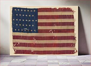 Πίνακας, 34-star American Flag, ca. 1862