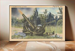 Πίνακας, A 240-MM Howitzer in action