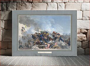 Πίνακας, A battle scene in the orient?, French Graphic Designer
