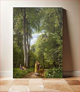 Πίνακας, A Beech Wood in May near Iselingen Manor, Zealand by P. C. Skovgaard