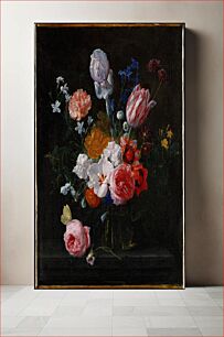 Πίνακας, A Bouquet of Flowers in a Crystal Vase