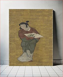 Πίνακας, A boy with a fan, Yamanaka & Company