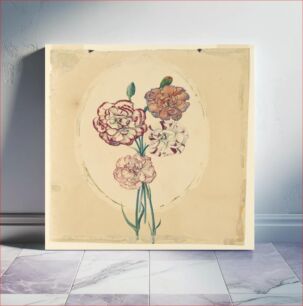 Πίνακας, A bunch of four carnations