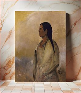 Πίνακας, A Choctaw Woman (1834) by George Catlin