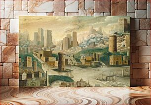 Πίνακας, A City of Fantasy (mid 19th century) by American 19th Century
