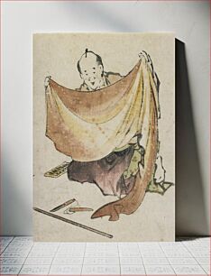 Πίνακας, A Cloth Merchant by Katsushika Hokusai