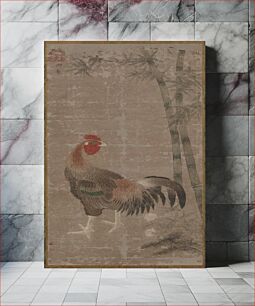 Πίνακας, A Cock and Bamboos