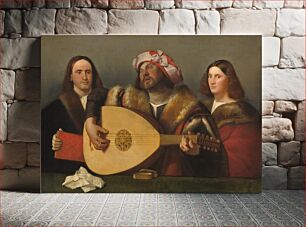 Πίνακας, A Concert (ca. 1518–1520) by Cariani