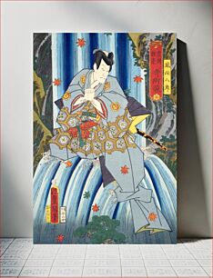 Πίνακας, A contest of magic scenes by Toyokuni (1786–1865) Japanese ukiyo-e art by Utagawa Kunisada