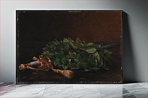 Πίνακας, A corsage with a laurel wreath by Johan Laurentz Jensen