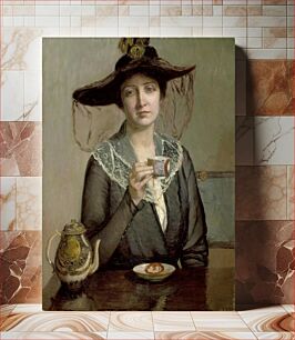 Πίνακας, A Cup of Tea by Lilla Cabot Perry