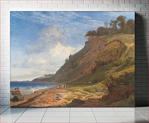 Πίνακας, A Danish Coast. by Johan Thomas Lundbye