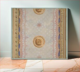 Πίνακας, A design for the painted decoration of a ceiling or walls by Jules Edmond Charles Lachaise and Eugène Pierre Gourdet