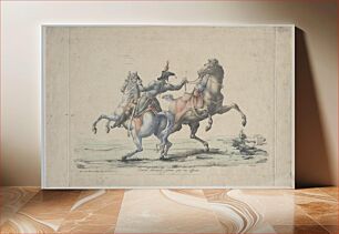 Πίνακας, A Dismounted Horse Reined in by an Officer