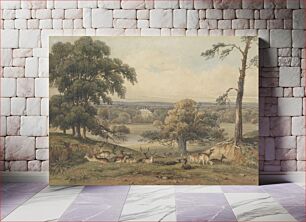Πίνακας, A Distant View of Ampthill Park