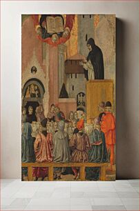 Πίνακας, A Dominican Preaching (ca. 1470) by Agnolo degli Erri